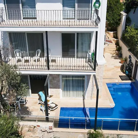 Sea View 5 En-suit Villa, Pool Heatable, Free Wifi Villahappy In Kalkan Апартаменты