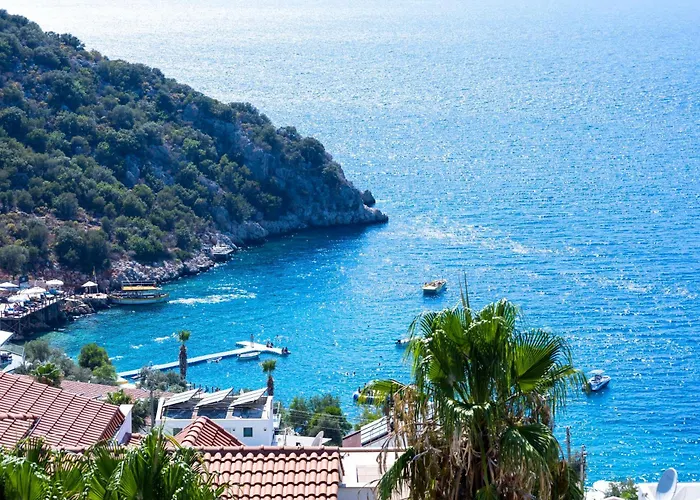 Sea View 5 En-suit Villa, Pool Heatable, Free Wifi Villahappy In Kalkan Апартаменты Каш