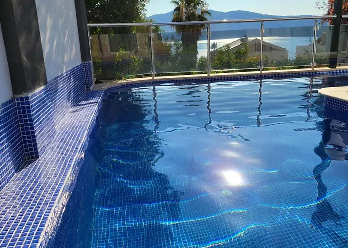 Sea View 5 En-suit Villa, Pool Heatable, Free Wifi Villahappy In Kalkan Апартаменты Каш