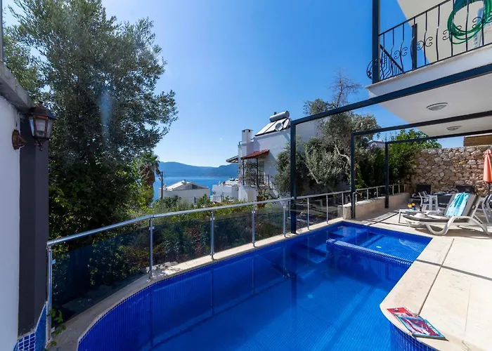 Sea View 5 En-suit Villa, Pool Heatable, Free Wifi Villahappy In Kalkan